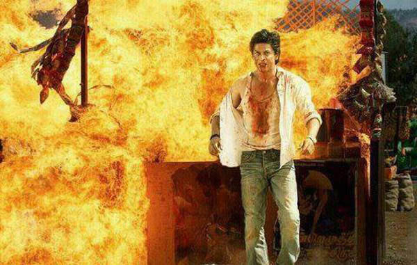 Shahrukh Khan shoots a bloody scene for Chennai Express – a feeling of deja vu: Pic